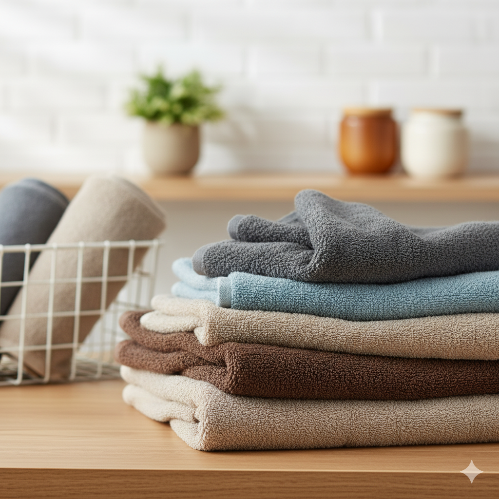 日常がホテルライクに変わる魔法。コストコ「ふんわりボリュームフェイスタオル 5枚セット」徹底レビュー