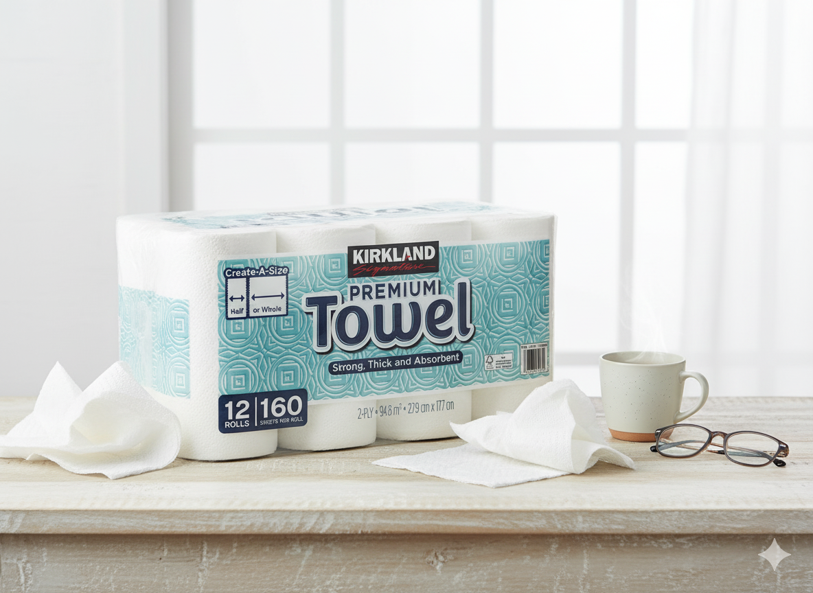 暮らしの質を上げる名脇役。カークランドシグネチャー ペーパータオル 12ロールの魅力