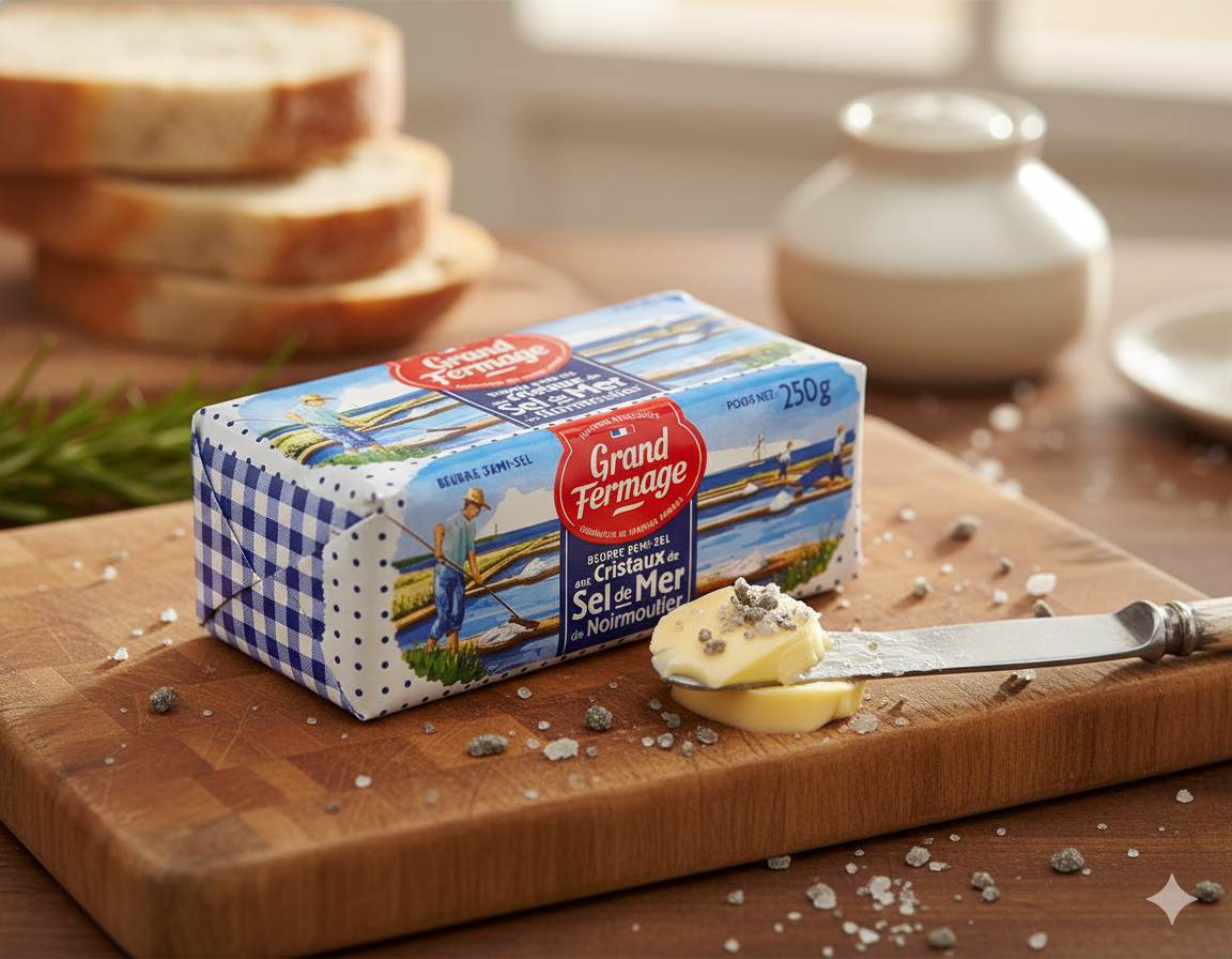 「ジャリッ」が決め手。「PAYSAN BRETON ゲラント塩のバター」