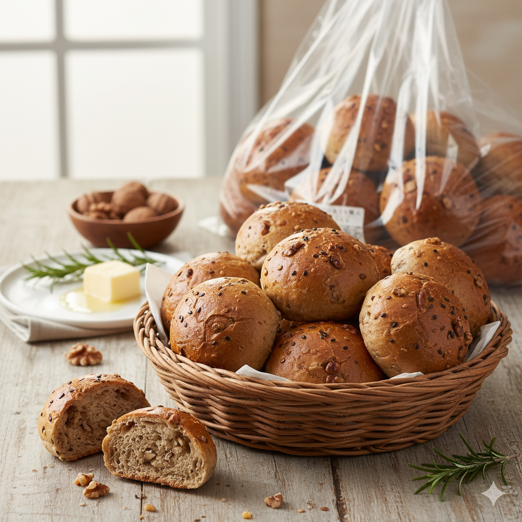 香ばしさに心奪われる。コストコ「雑穀くるみロール 24個」の魅力