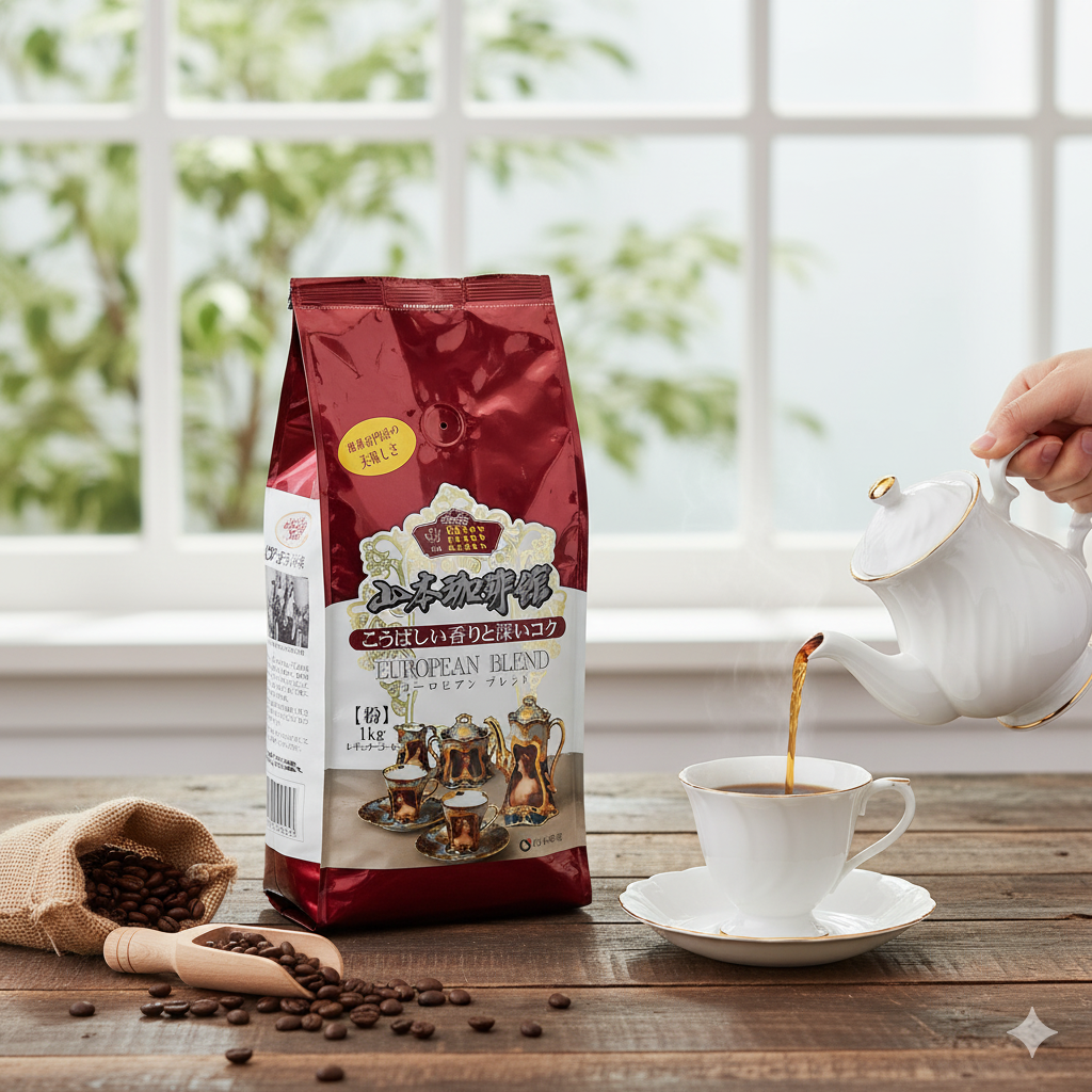 コストコで見つけた毎日の贅沢。「山本珈琲 ヨーロピアンブレンド 1kg」の香り高い魅力
